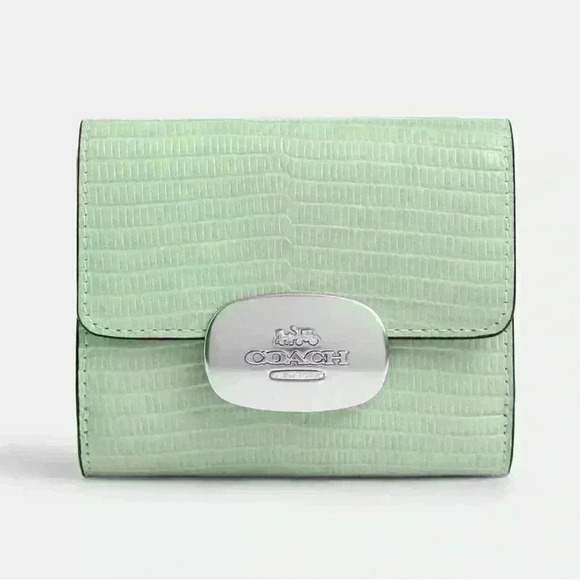 Coach Eliza Small Wallet ~ Pale Green ~ NEW STILL IN ORIGINAL PACKAGING! 😍 - Picture 1 of 7
